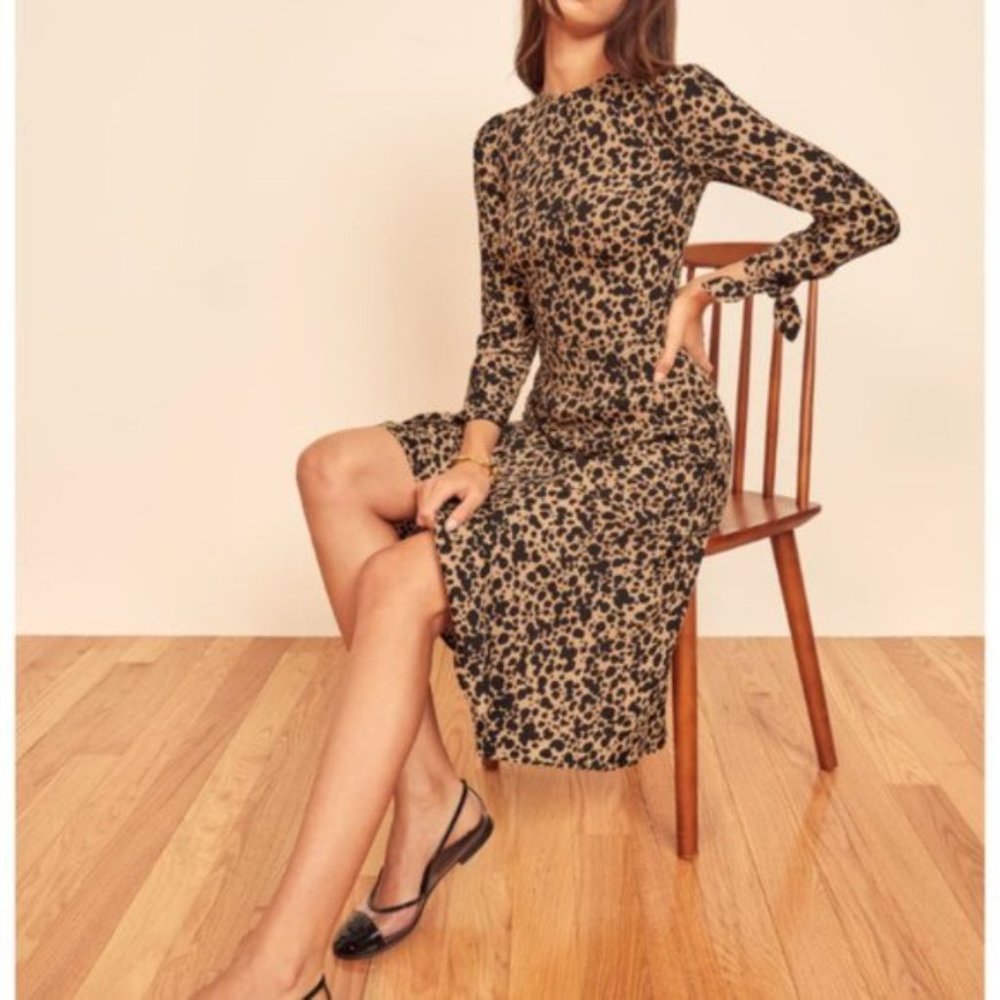 NWOT Reformation Port Midi Dress - Blitz.